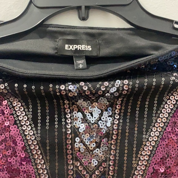 Express Sequins MIni Skirt . Very good condition. Size S. - Picture 3 of 3